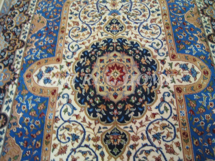 Free shipping 200x300cm 140 Line Hand-knotted Wool Oriental Persian Rug handmade persian carpet