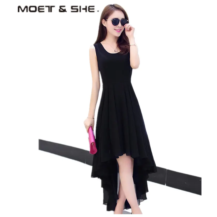 Hot Bohemia Style Women\'s Asymmetric Sleeveless long Dresses Casual Dress Vestidos Femininos For Elegant Women longo D56204