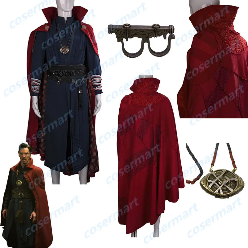 

2016 Movie Doctor Strange Costume Cosplay Steve Full Set Costume Robe Halloween Costume