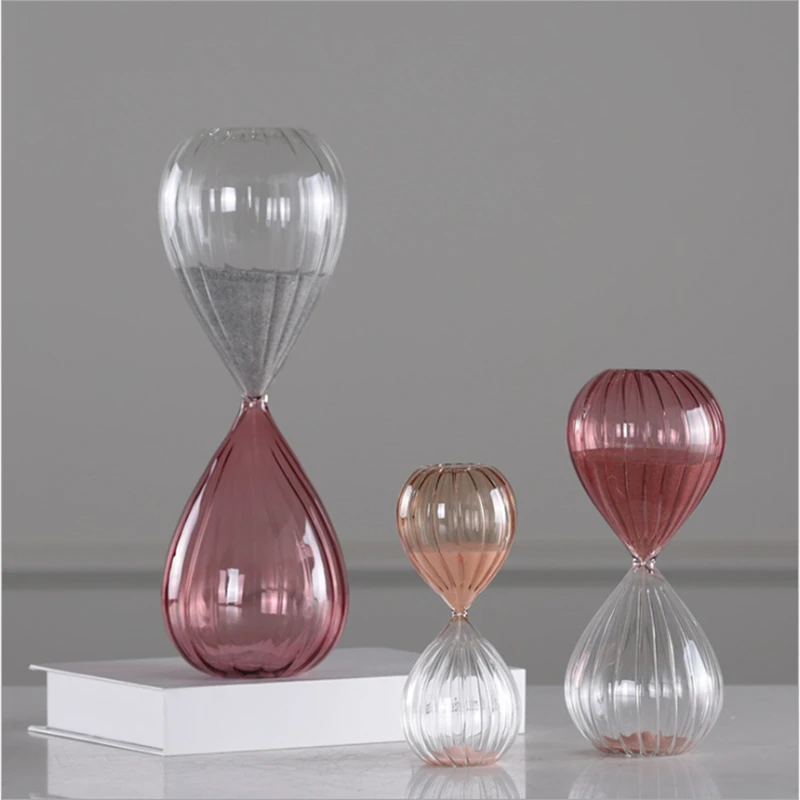 Creative Colorful Sandglass Clock Hourglass 10/30/60 Minutes Hourglass Timer Home Decorative Items Arts Gifts For kids Ampulheta