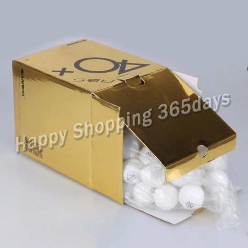 SANWEI 1 Star 40+ New Material Seamed PP Ball Table Tennis ball / ping pong ball