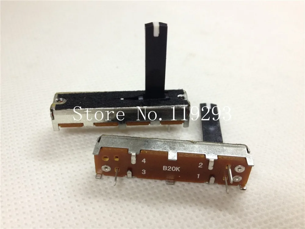 [BELLA]3.5 cm Single Slide Potentiometer B20K with midpoint handle length 20MM--10PCS/LOT