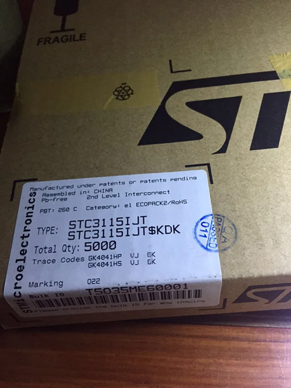 10 قطعة/الوحدة STC3115IJT CSP-10 3115 STC3115 الأصلي في الأسهم