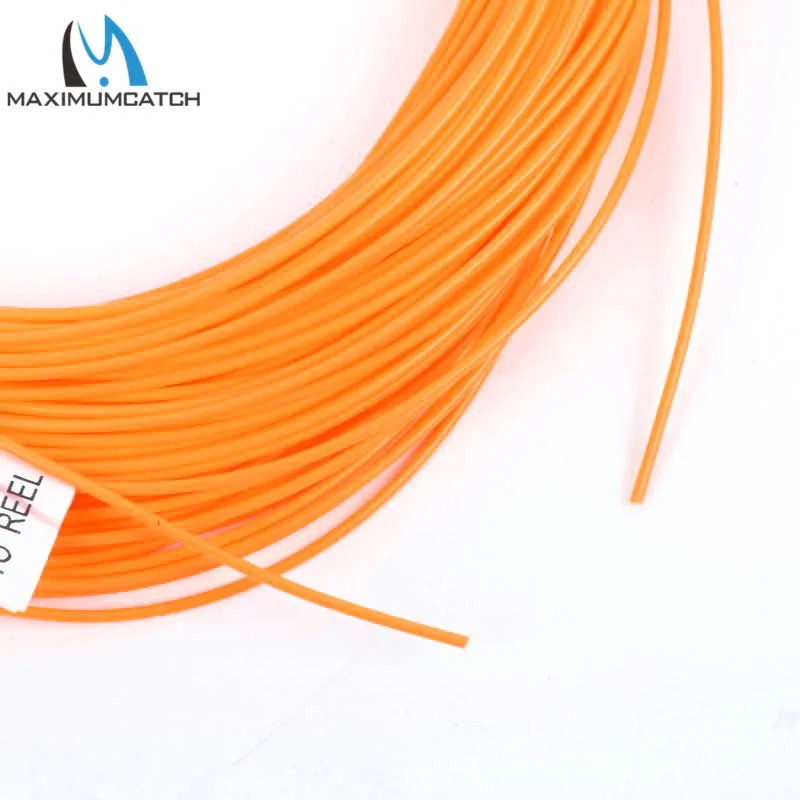 Maximumcatch Running Fly Line 0.7mm 0.9mm Orange and Yellow Fly Fishing Shooting Line