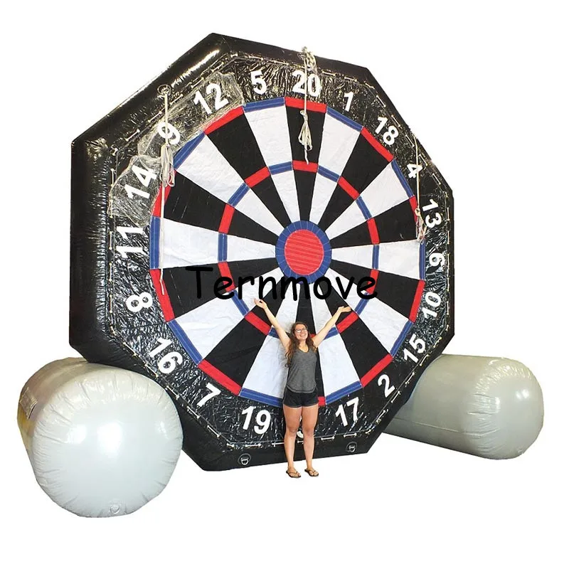 Freccette da calcio gonfiabili giganti in PVC, gioco di freccette da calcio gonfiabili, tavoli gonfiabili per freccette grandi