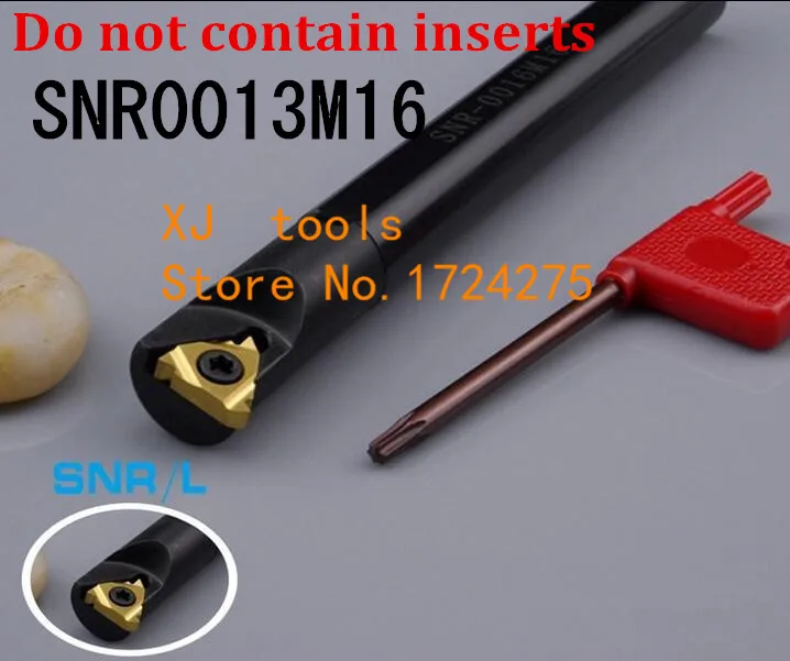 1PCS SNR0013M16/SNL0013M16 Internal Threading Turning Tool, Lathe Internal Lathe Threaded Tool Holder, CNC Boring Bars tools