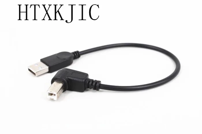 90 درجة زاوية الانحناء USB2.0 الثورة نوع B مربع الفم تمديد خط من القرص الصلب المحمول بيانات خط طابعة