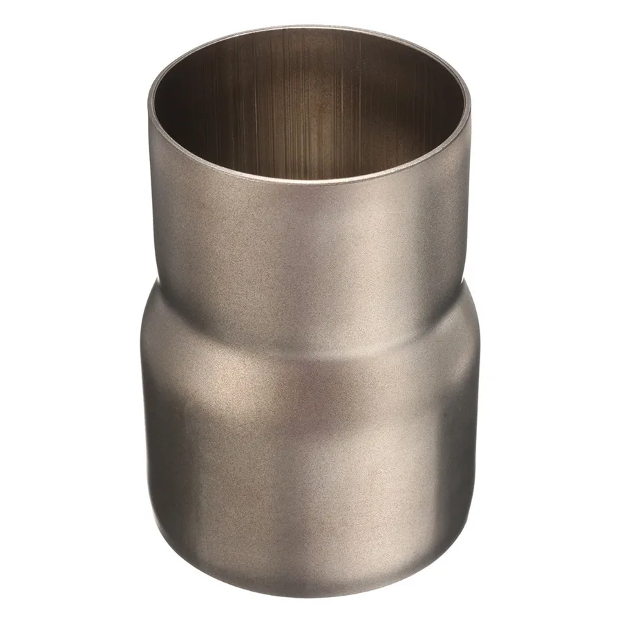 60mm to 51 mm to 36mm Motorcycle Exhaust Muffler Welding Head Mild Steel Converter Adapter Reducer Connector Pipe Tube