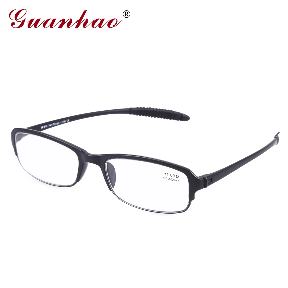 

Guanhao Ultralight Slim Reading Glasses TR90 Frame Men Women Universal Lightweight Hyperopia Comfortable 1.0 1.5