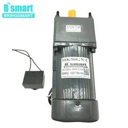 5IK90GN-C AC Fixed Speed 90W Single-Phase Motor AC 220V Constant Speed Motor Slow Speed Motor Reversible With Capacitance