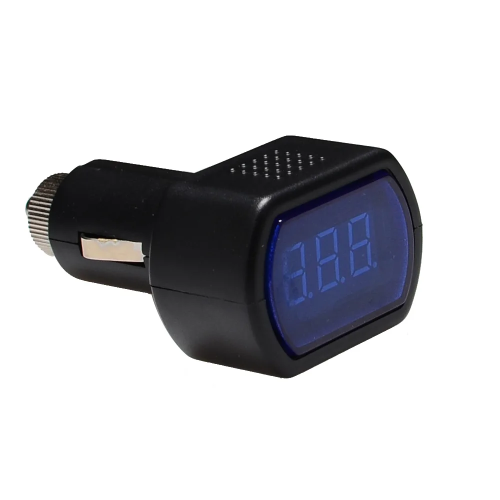 DC 12V-24V Electric Car Voltage Meter Tester Red LED Display Cigarette Lighter Voltmeter For Auto Car Battery