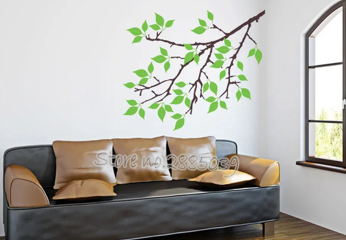 Newly Design Wall Decals Tree Branches 2 Colors Living Room Wallpaper Art Wall Mural Window Home Decor DIY Vinilos Paredes LA929