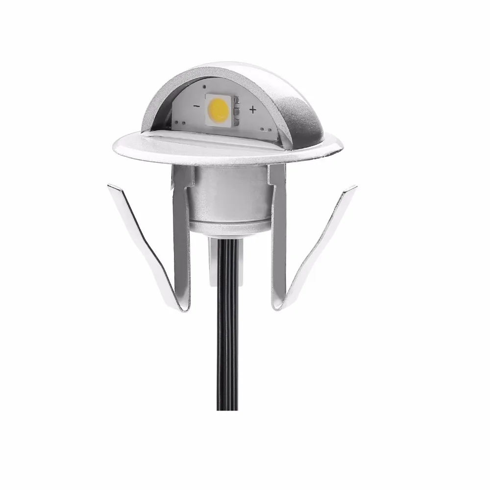 Imagem -04 - Professional 12v 0.4w Garden Light Decorative Silver Outdoor Floor Light Led Encastrable Exterieur Deck Lamp B106b