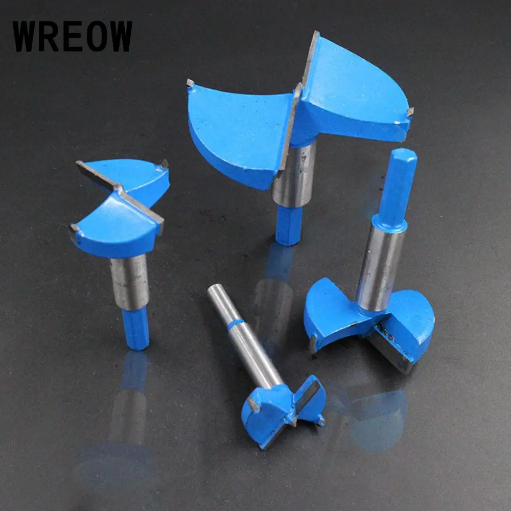 WREOW 1PC 15-60 มม.มือไฟฟ้าเจาะบิตงานไม้เลื่อยตัดโลหะผสมทังสเตนเหล็กเจาะบิต Woodenworking มือเครื่องมือ