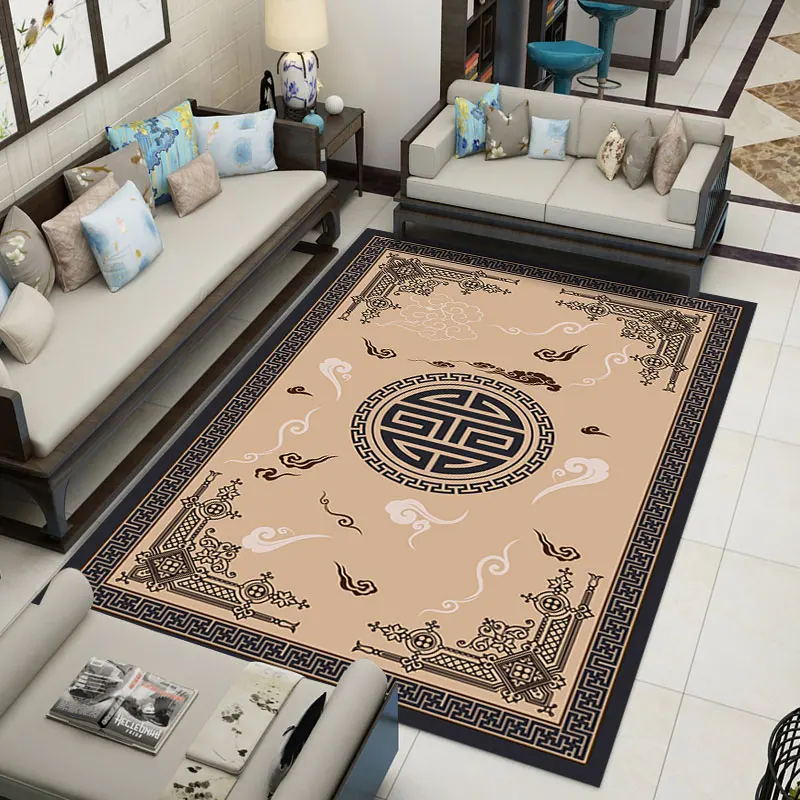 Chinese Style Living Room Carpet, Modern Minimalist Bedroom Rug, Study Door Mat, Sofa, Coffee Table Rug, New