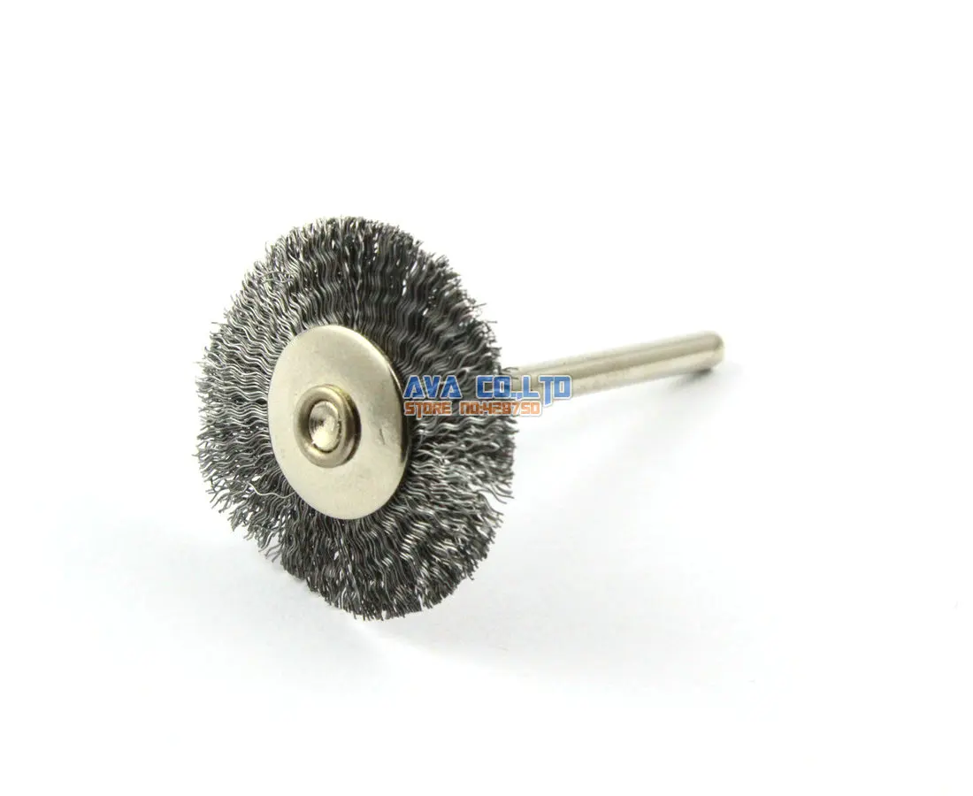 

20 Pieces 25mm Stainless Steel Wire Brush Wheel for Cleaning Rust Removal