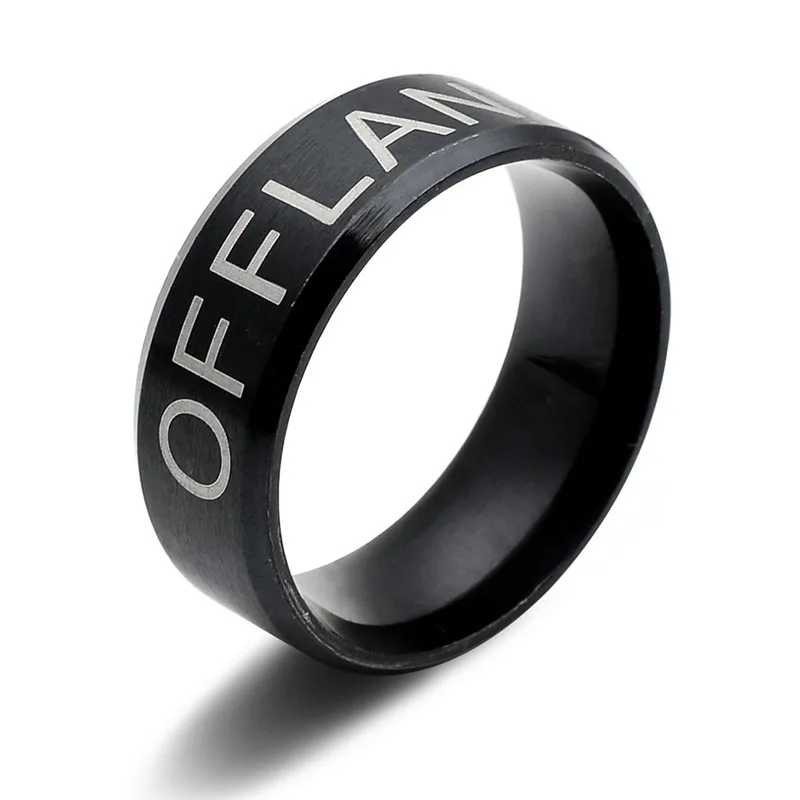 Wholesale Game Jewelry Dota 2Stainless Steel Ring SUPPORT GANK CARRY OFFLANE SOLO Game Position Ring For Men Gifts 10pcs/lot