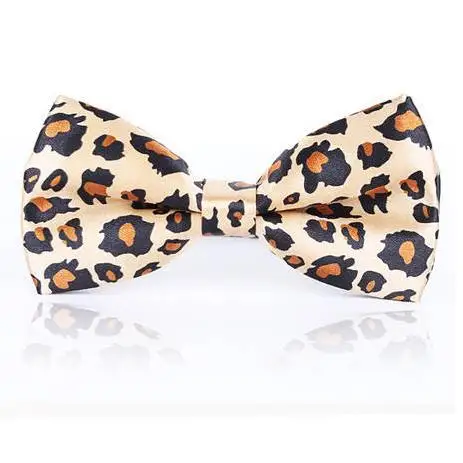 

HOOYI 2018 leopard print pattern men's bowtie bow tie knot butterflies bows neckties