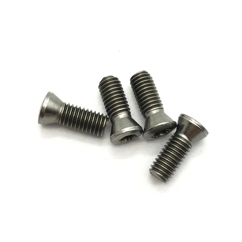 50pcs Silver M2.0 M2.2 M2.5 M3.0 M4.0 M5 Trox Screws Fix Lathe Milling or Boring Inserts CNC Cutting Holders Machine Part Tool