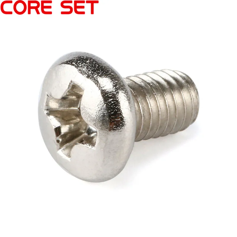 100Pcs M3 Screws Diameter 3mm Length 5mm M3x5 DIY For Computer &Drive New M3*5mm Round Head Screw