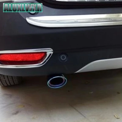 Car Styling Tail Throat Exhaust Pipe Tail Pipe Car Exhaust Pipe Cover Muffler Tip Accessories 2016-2018 for Lifan Marveii Myway