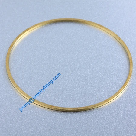 1000 PCS Raw Brass Circle 48*1*1mm copper Rings fashion jewelry findings jewelry Connectors Quoit