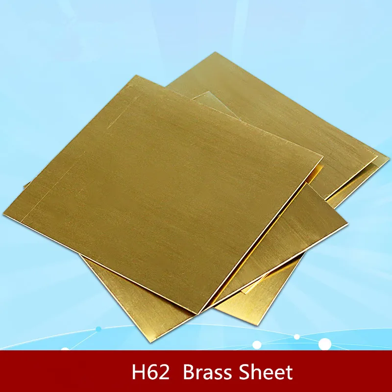 

1PCS/lot YT1327B Ultra-Thin Brass Sheet 100mm*100mm*3mm H62 Brass Plate Free Shipping Sell at a Loss DIY Brass Plate