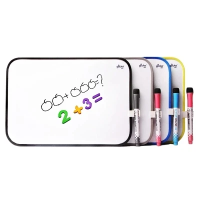 21*28cm Plastic soft edge writing board small white board children hanging office tutoring magnetic message board notepad