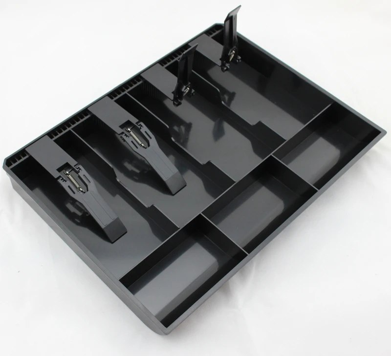 صندوق تسجيل نقود بلاستيكي صلب ، درج نقود ، صينية نقود ، حافظة عداد نقود ، مجموعة جديدة