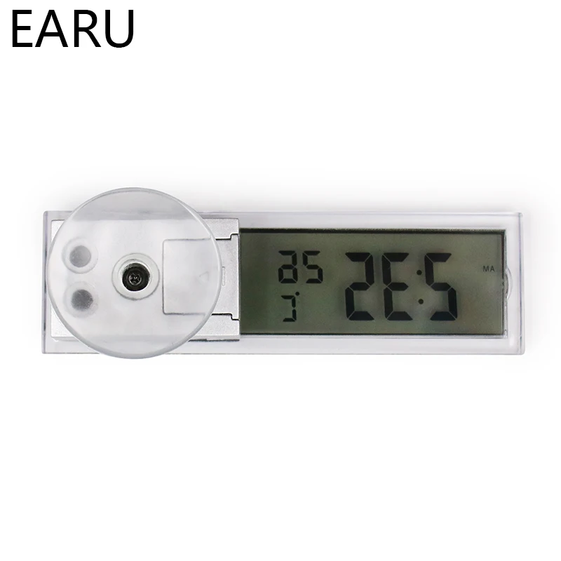 Mini Weather Station Automotive Thermometer Digital Car Temperature Instruments Wall Type Meter LCD Display