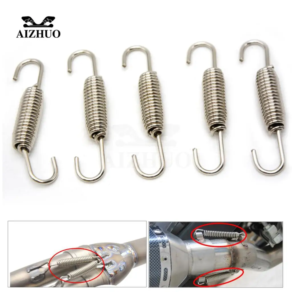 

Motorcycle Modified Exhaust Pipe Spring Mounting Springs for yamaha nmax fazer xmax 300 fz8 yzf r125 tmax 530 tmax 500