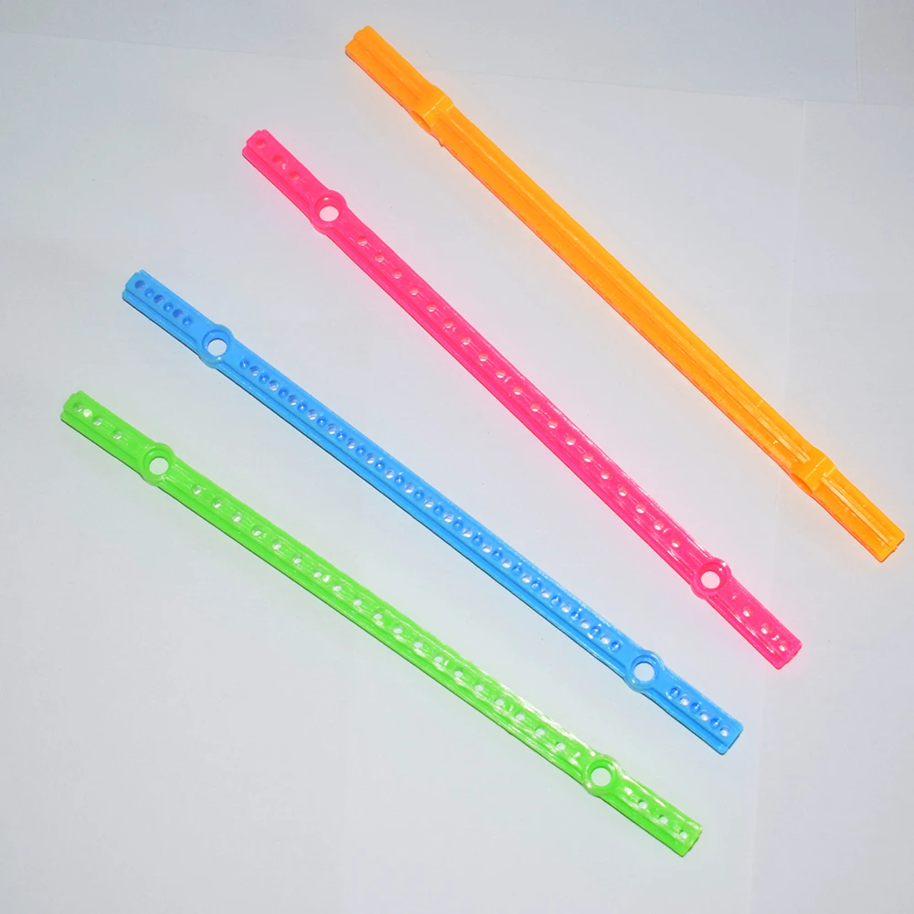 5/100pcs 7x155mm Plastic rod bar bracket frame dron rc car plane robot kids toys for boys diy baby accessories montessori