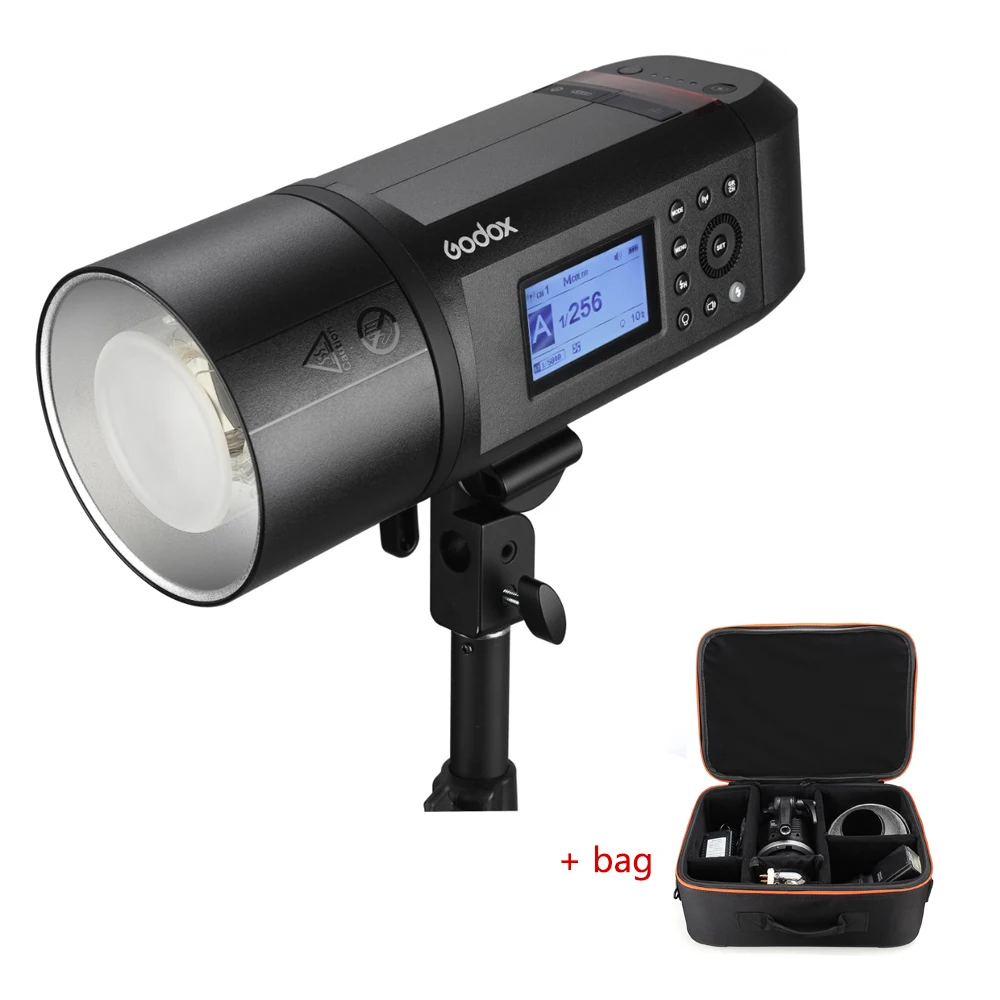 Godox AD600 Pro WITSTRO All-in-One Outdoor Flash AD600Pro Li-on Battery TTL HSS with Built-in 2.4G Wireless X System for Studio