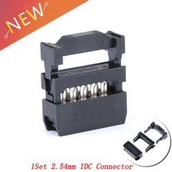 10Set 2.54mm Pitch 2x5 Pin 10 Pin IDC Female Header Socket Connector FC-10 Dual Row Pitch IDC Connector