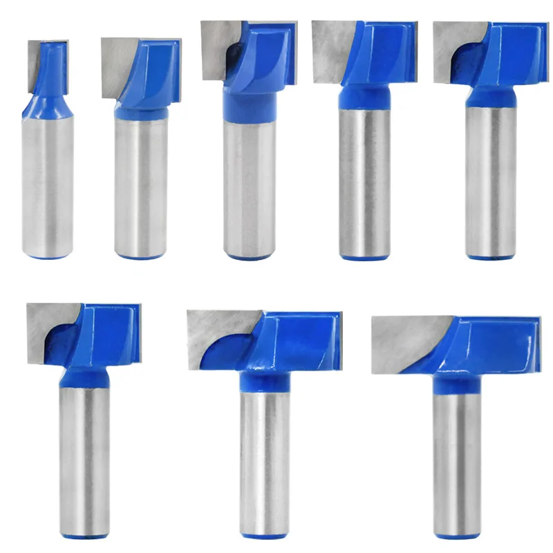 1Pcs 8Mm Shank ทำความสะอาดด้านล่างแกะสลักคาร์ไบด์ Router บิตงานไม้เครื่องมือเครื่องกัด CNC Endmill สำหรับไม้