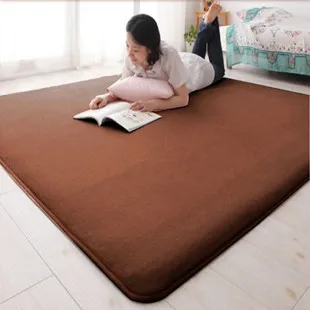 New arrival coral fleece carpet coffee table carpet ultra soft water wash