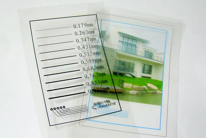 20 개/몫 A4 잉크젯 인쇄 특수 투명 필름 PCB 필름 PCB 플레이트 필름 생산 회로 기판 PCB 금속 통해 구멍