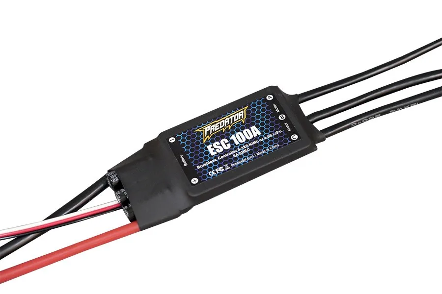 FMSRC ESC 100A V2, SBEC controlador de velocidad, sin escobillas, 2s -6S, para modelo de avión, avión, Dron, barco, coche, helicóptero, piezas de repuesto