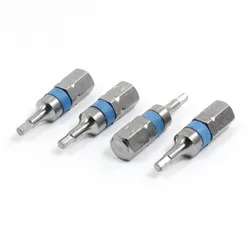 UXCELL 육각 스크루드라이버 비트, 하드웨어 마그네틱, 2mm 팁, 4 개