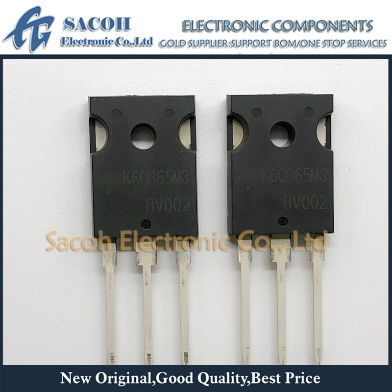 

Refurbished Original 5Pcs/Lot AOK60B65M3 K60B65M3 OR AOK60B65H1 AOK60B65H2AL OR AOK50B65H1 AOK50B65M2 TO-247 60A 650V IGBT