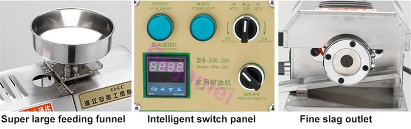 BEIJAMEI التجارية آلة ضغط الزيت عالية استخراج السمسم بذور الكتان الفول السوداني ماكينة الزيت البارد آلات