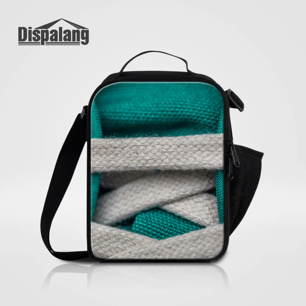 

Dispalang Weave Print Kids Cooler Lunch Bags Insulated Thermal Lunch Box Kids Picnic Food Bag Tote meal Handbags for Men Women