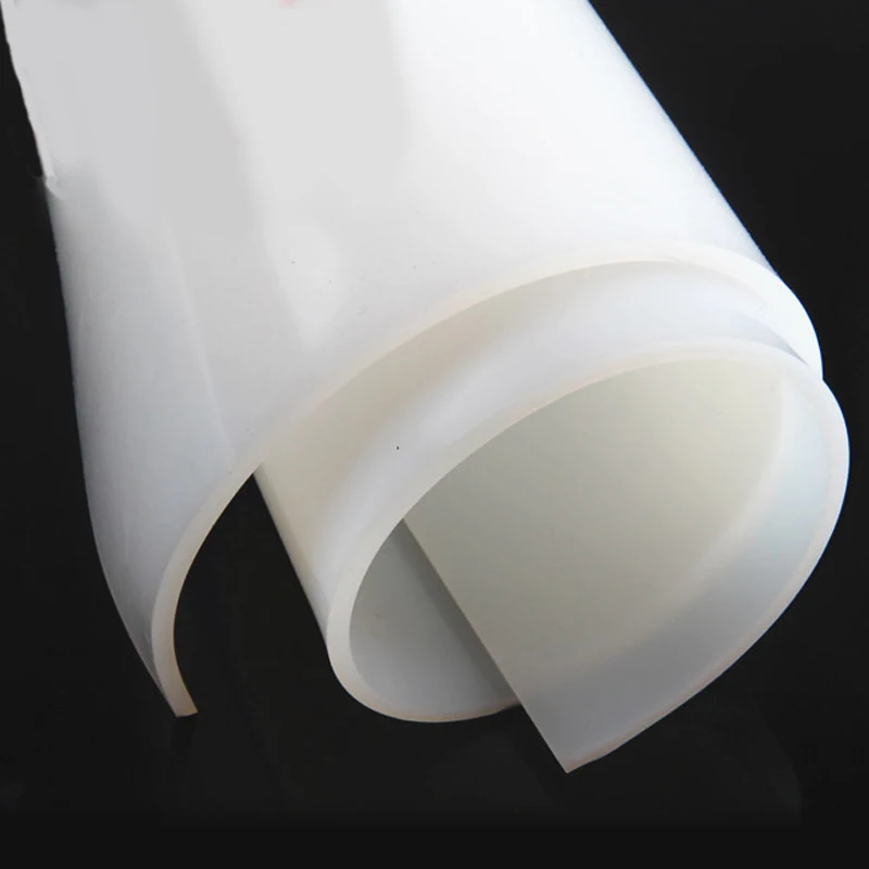 Tấm Cao Su Silicone 500x500mm Rõ Ràng Mờ Tấm Mat Chịu Nhiệt Độ Cao 100% Trinh Nữ Silikon Cao Su Pad