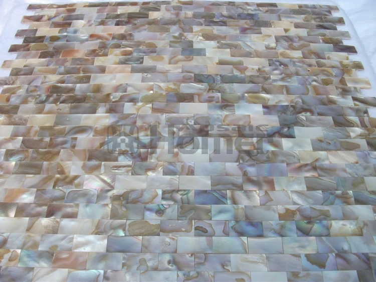 kitchen backsplash, bathroom mosaic tiles deep color mother of pearl tile wall mosaic tiles brick pattern seamless mesh backing