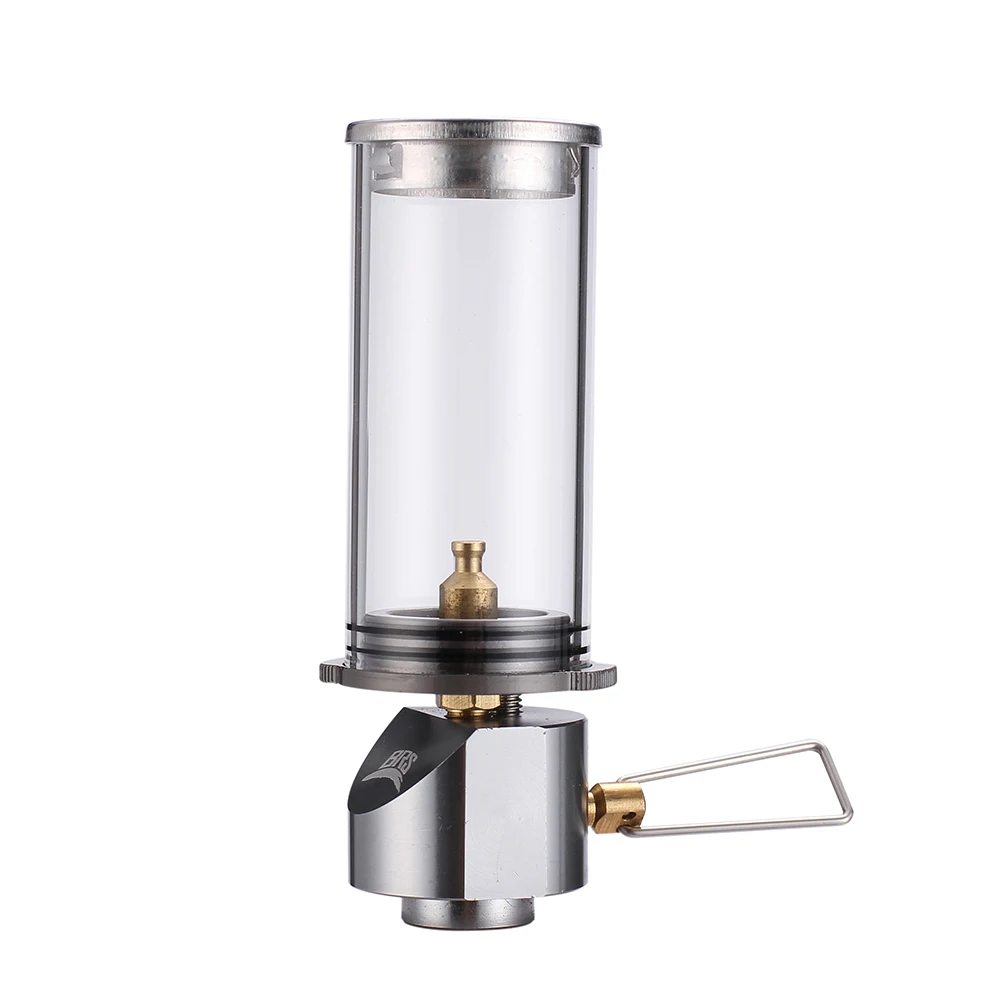 BRS Ourdoor Camping Tent Candle Lamp Portable Light Gas Lighting Camping Lamp Tent Gas Camp Lamp