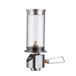 BRS Ourdoor Camping Tent Candle Lamp Portable Light Gas Lighting Camping Lamp Tent Gas Camp Lamp