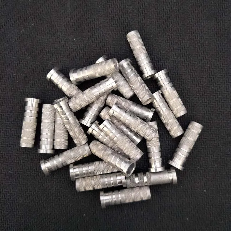 50pcs Archery Arrow Aluminum Insert Silver For ID6.2mm Arrow Shaft Arrow Base Replace Hunting DIY Arrow