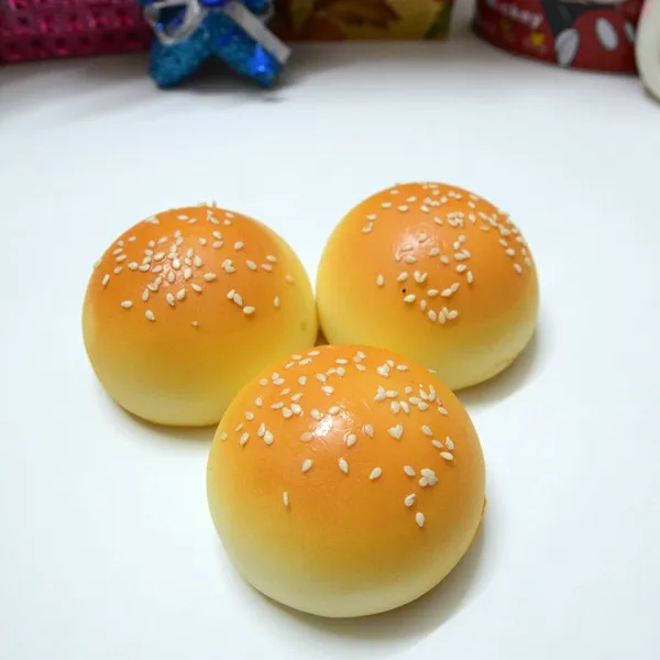 3pcs/lot PU Craft Simulation Sesame Cake Raisin Bread Model Cake Shop Decoration Crafts Children Kitchen s