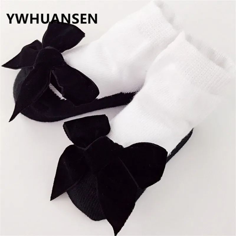 Socks for Newborn Baby Clothing Meias Autumn Winter Bowknot Baby Girls Socks Cotton Spring Socks for Children Princess