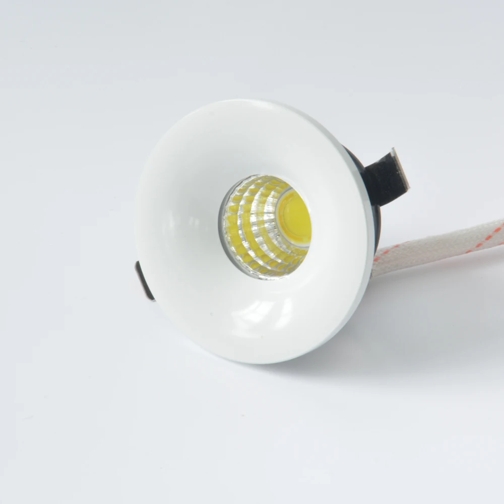 Imagem -03 - Mini Cob Dimmable Led Teto Down Light Cob Downlight Embutido Iluminação Doméstica 5w ac 85265v